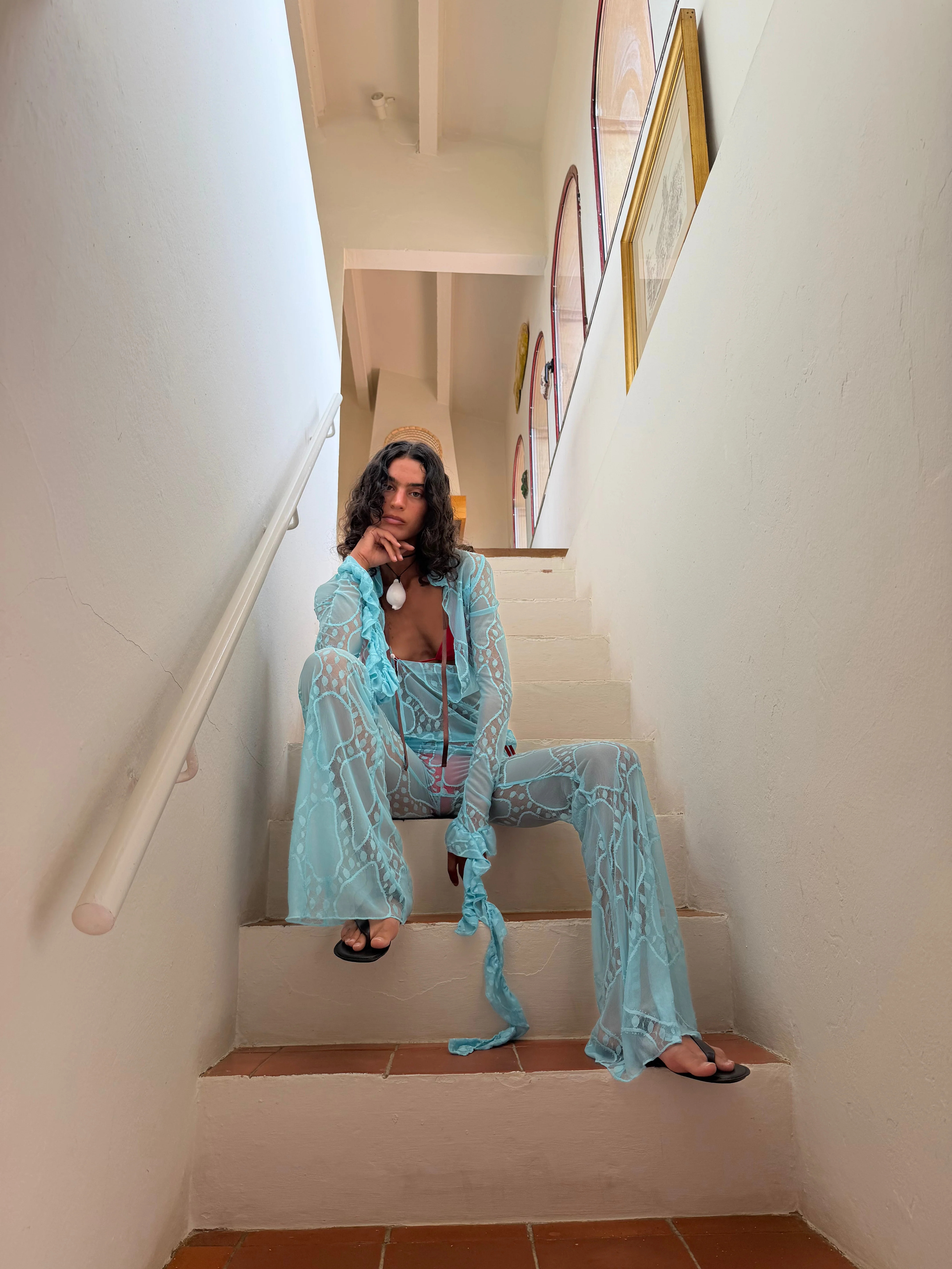 Naomi Blue Trousers - Image 3