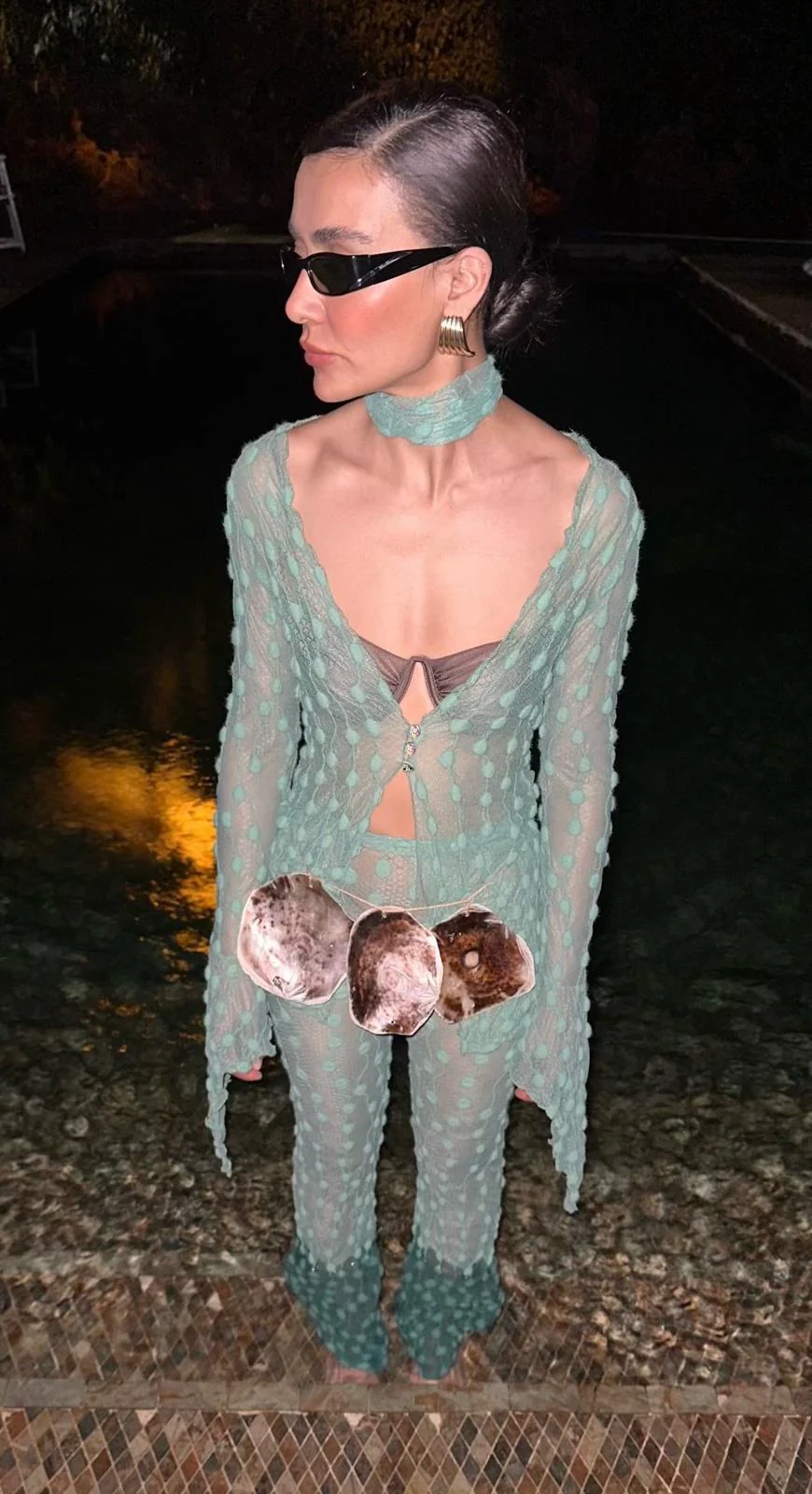 Green Debbie Lace Top - Image 3