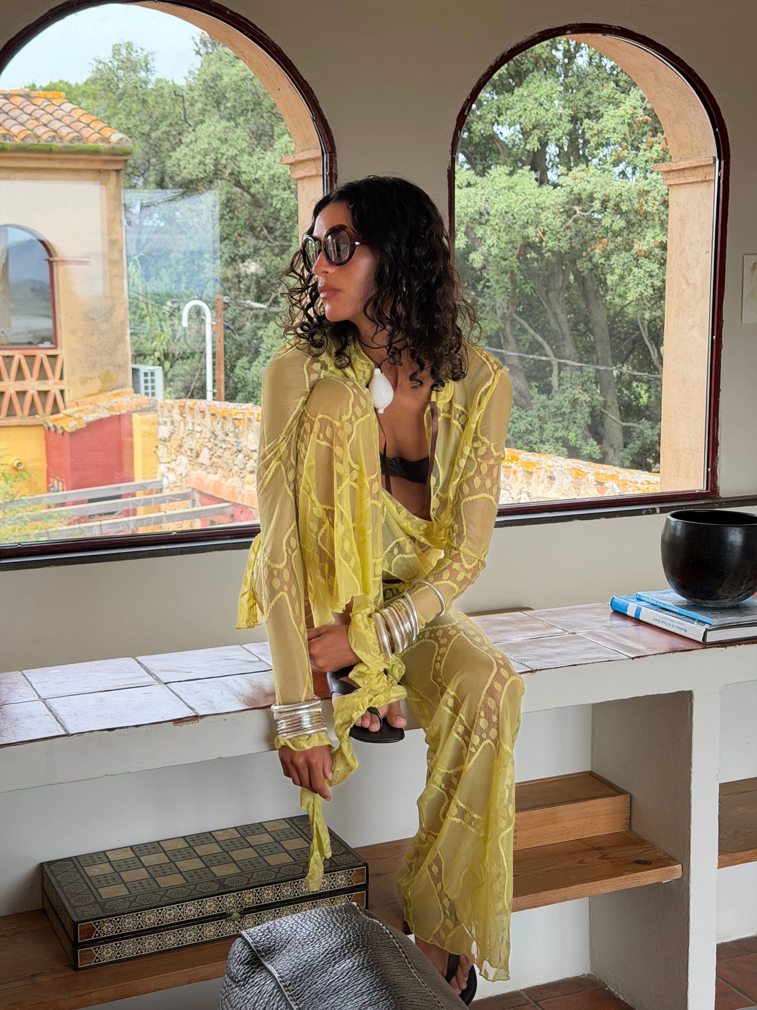 Naomi Olive Trousers - Image 3
