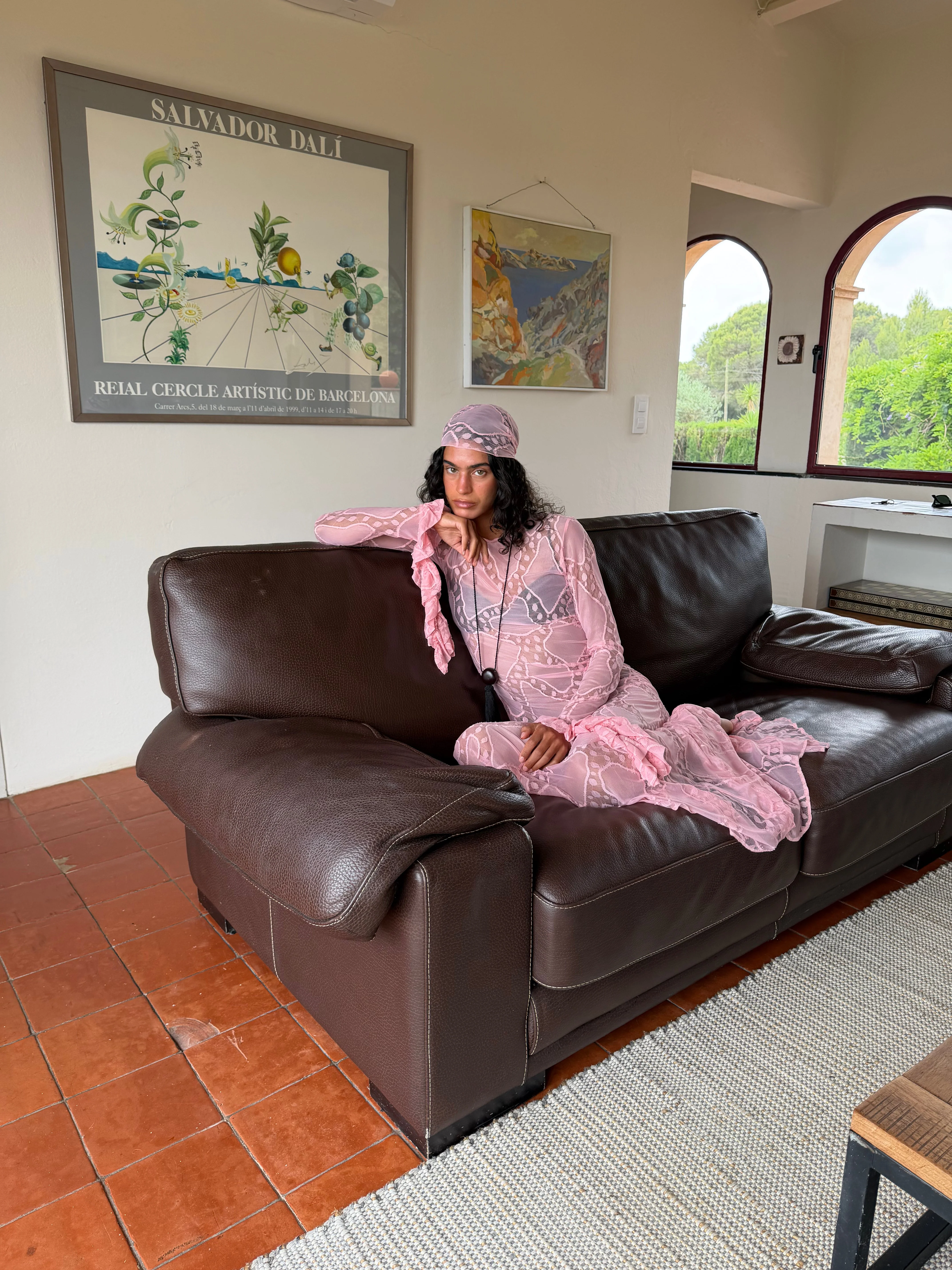 Naomi Pink Dress - Image 3