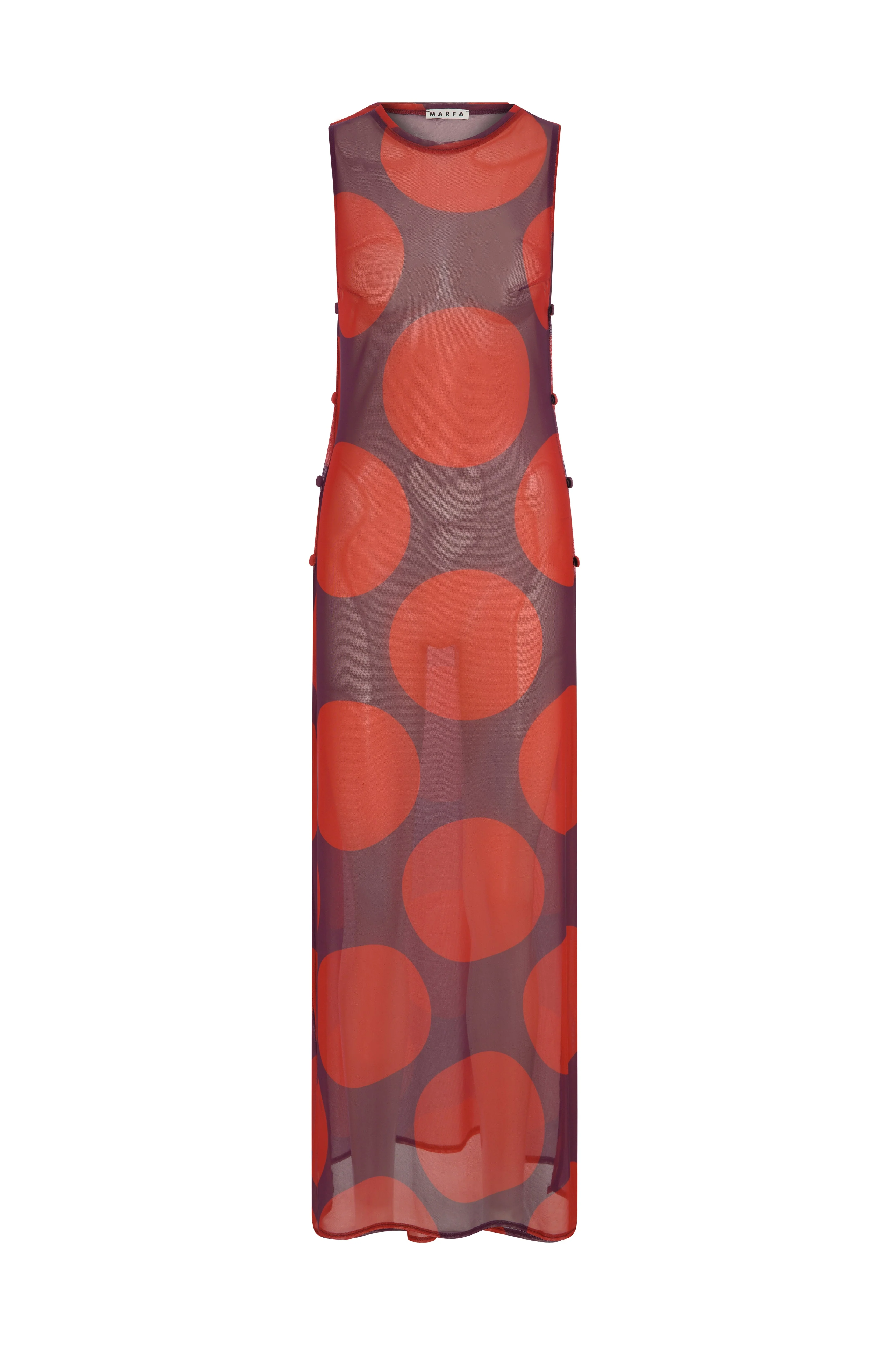 Polca Dots Buttoned Dress