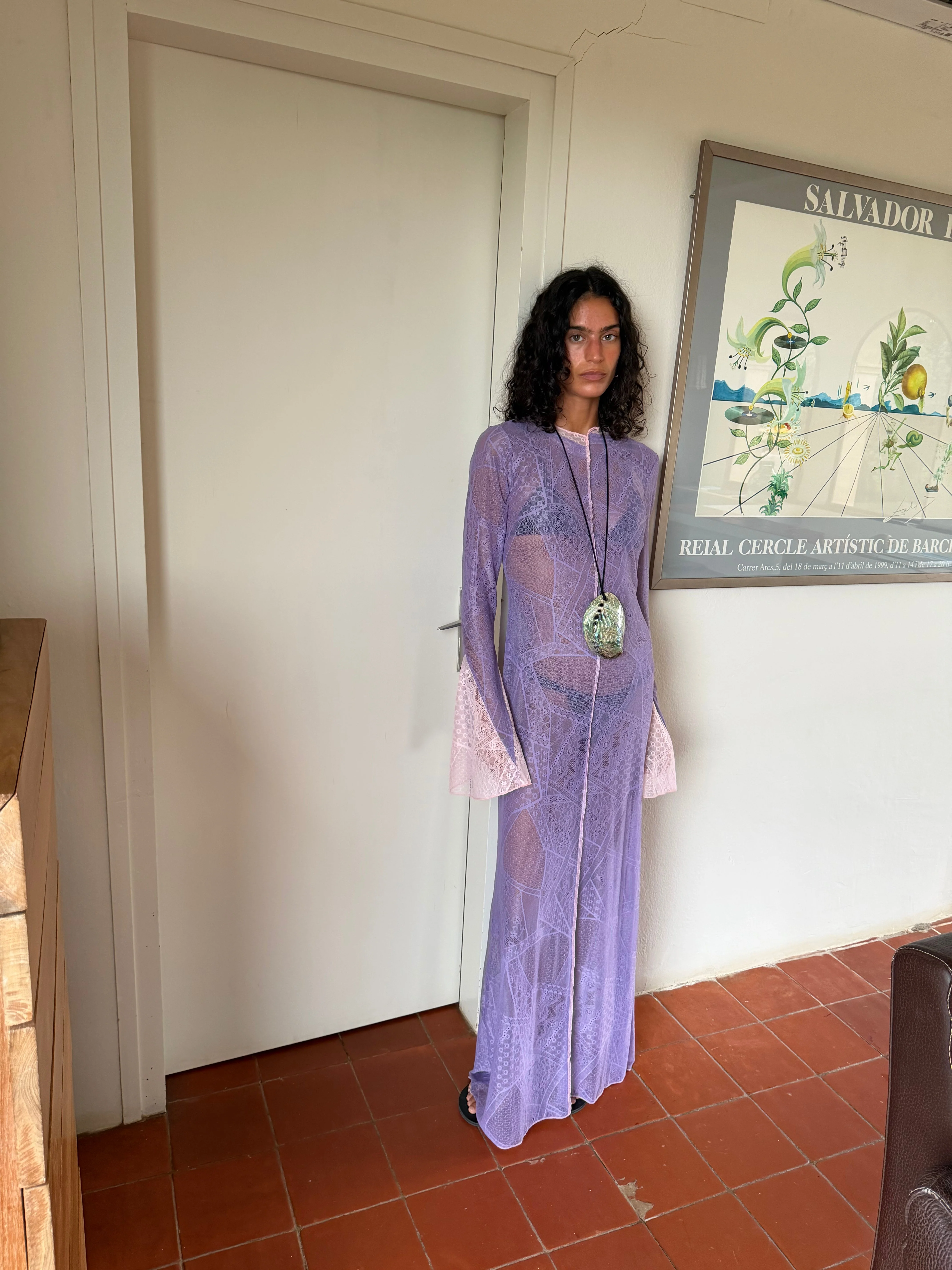Rita Purple Dress - Image 3