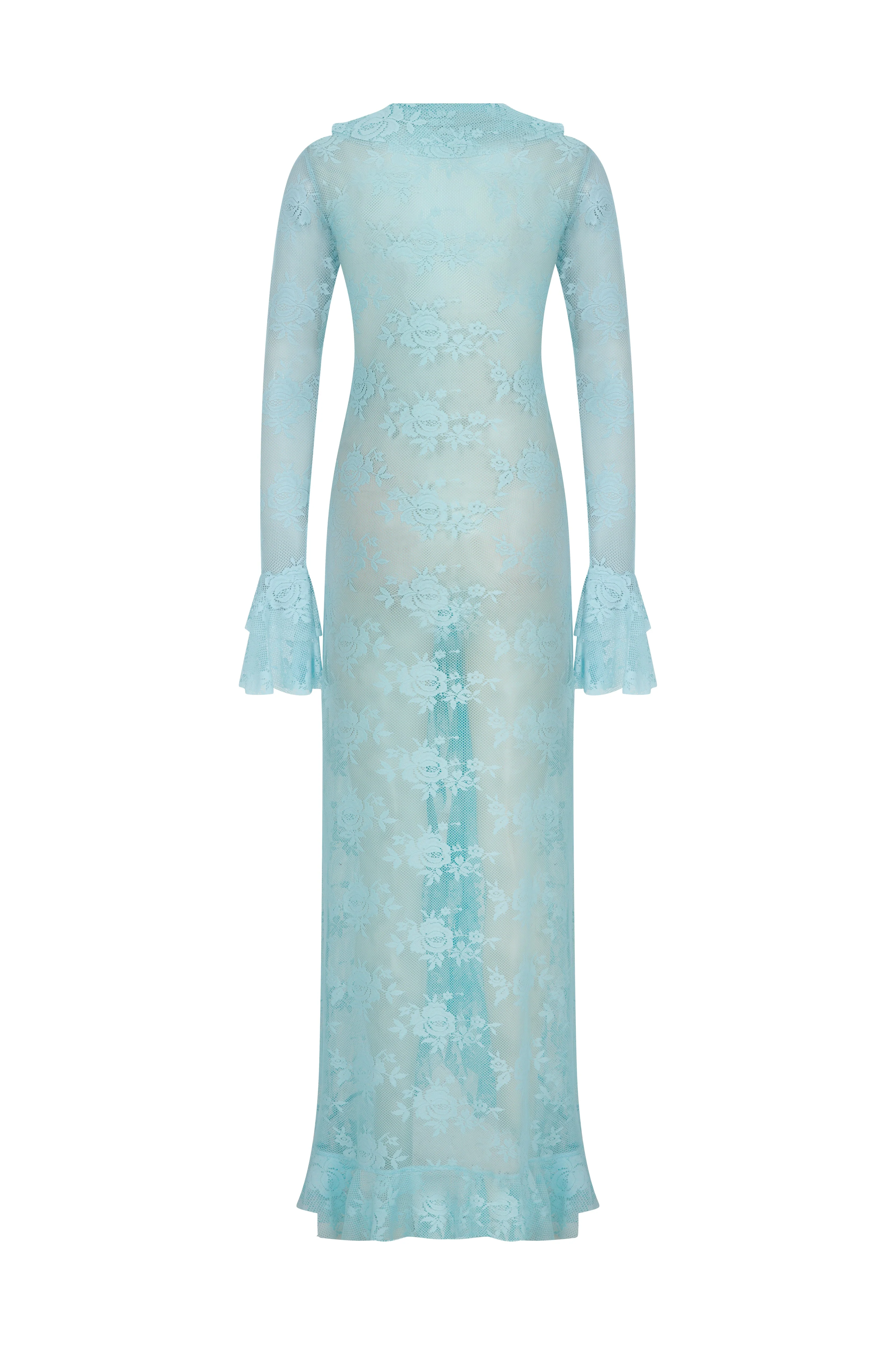 Donatella Turquoise Dress - Image 3