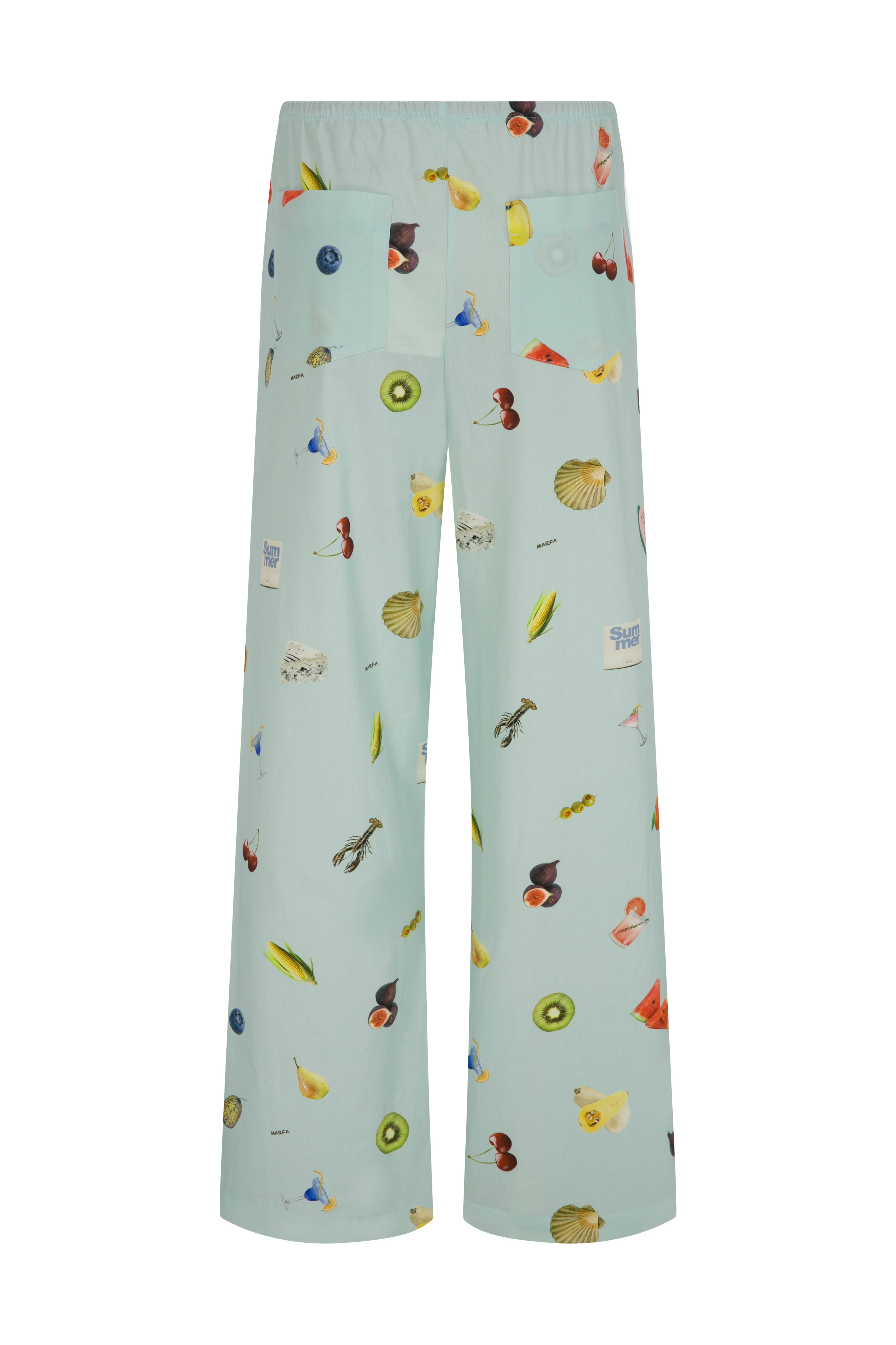 Summer Turquoise Trousers - Image 2