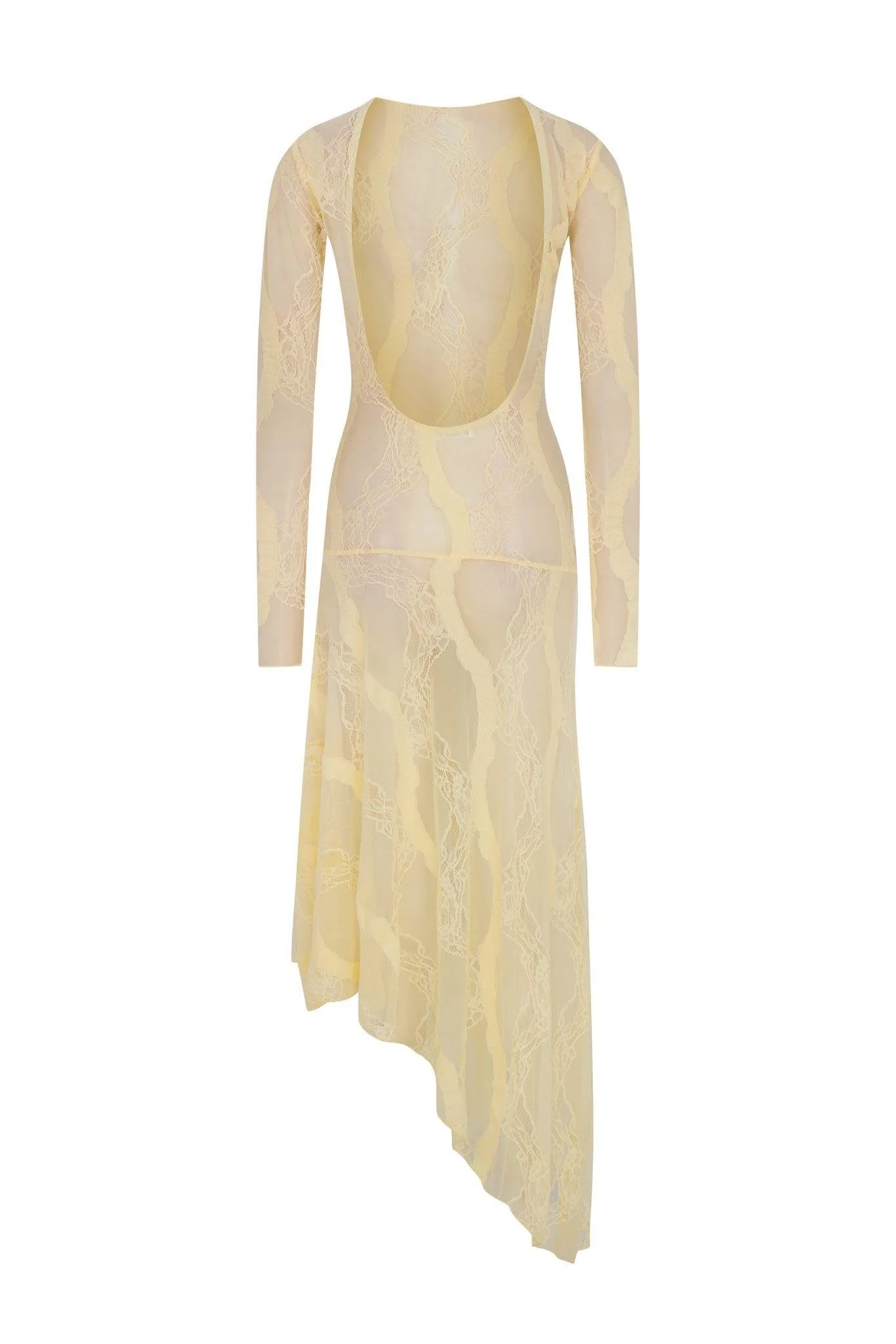 Yellow Lace Dress - Image 3